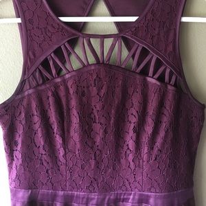 Maroon Sleeveless Dress, size 9
